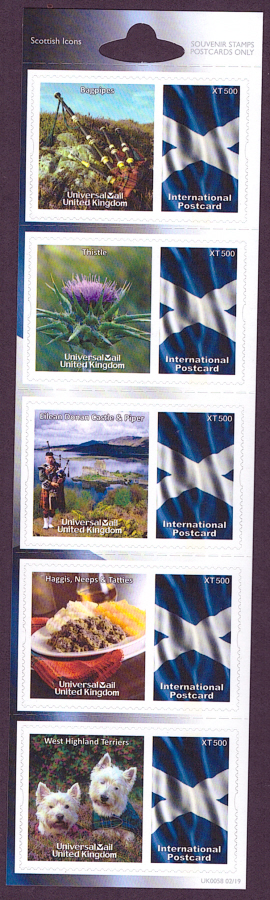 (image for) UK0058 Scottish Icons Universal Mail Stamps Dated: 02/19